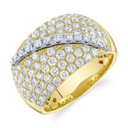 14k gelbgold pavé cocktail - gelbgold,