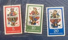 Briefmarken DDR - Deutsche Spielkarten