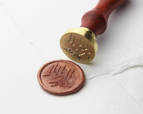 Siegelstempel berge und sterne - berge,