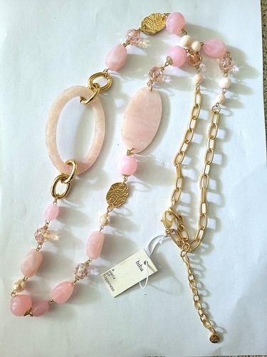 Biba kette kristall - resin, rosa