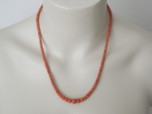 Vintage korallenkette koralle - vintage,