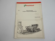 Kverneland 3270 - 3290 Kartoffel Legemaschine Bedienungsanleitung 1993