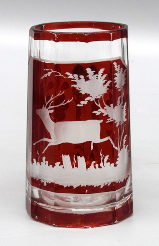 Kleines henkelglas jagdmotiv - kleines,