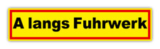 Aufkleber A langs Fuhrwerk