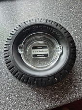 Phoenix Vintage Reifen Aschenbecher, Gummi Porzellan