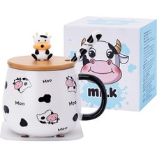 Niedliche Kuh-Keramiktasse mit