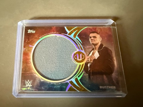 Gunther relic wwe topps - gunther, /50