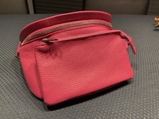Bauchtasche Gürteltasche Tasche Grau  Gr. XL Echt Leder Cross Over Italy Damen
