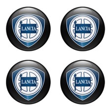 4 x Logo Lancia Aufkleber -
