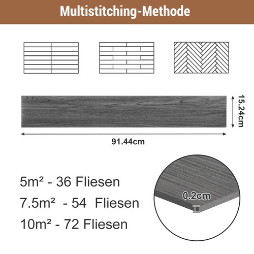 Vinylboden eiche fliesen plank - vinylboden,