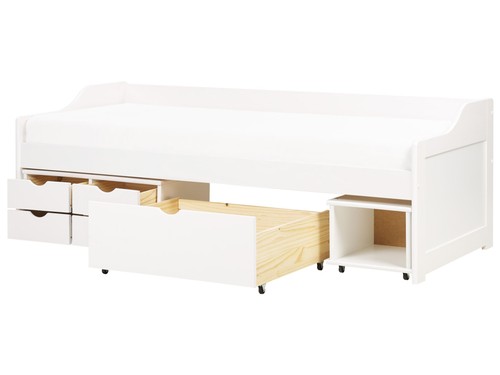 Tagesbett kiefernholz weiß - tagesbett,