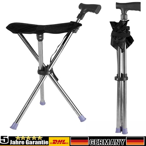 Faltbarer gehstock mit sitz - gehstock,