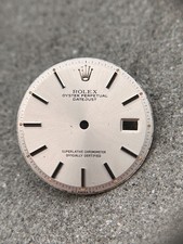 #1665 ROLEX ZIFFERBLATT TRITIUM  DATEJUST 1603 1601 CAL 1570 SILBER CADRAN SIGMA