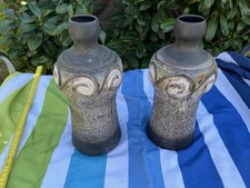 Zwei Vintage-Keramikvase (DDR)