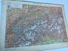 1950: Karte der Schweiz