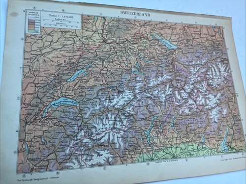 1950 karte der schweiz - 1950:,