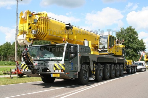 Lkw foto terex kranwagen - lkw,