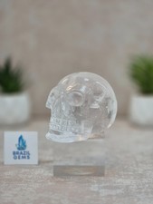 Klarer Quarz Schädel aus