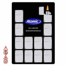 12 x Benzinfeuerzeug Chrom