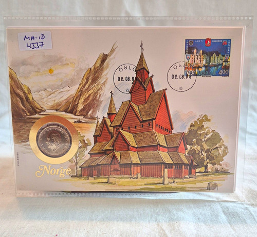 Norwegen numisbrief münzbrief - norwegen, numisbrief/münzbrief