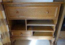 Phonoschrank Eiche rustikal -