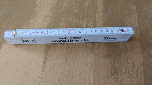 Meterstab werbung s - meterstab, ib-s