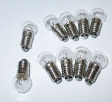 Ersatzbirnchen für Beleuchtungssockel E5.5 - 19V  -  10 Stück   "NEU"