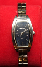 Charles Delon Damen Armbanduhr Bijoux 2481, blau - Edelstahl, Metall Armband.