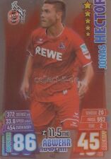 Match Attax 15/16 - 447 - Jonas HECTOR - Auswärts Trikot Karte