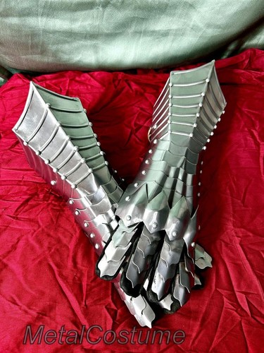 Mittelalter stahl stulpe - mittelalter,