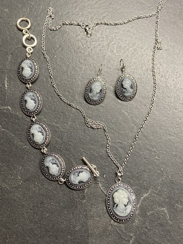 Gemme cameo schmuckset kette - cameo,