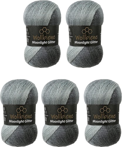 Moonlight glitter batik - moonlight, simli