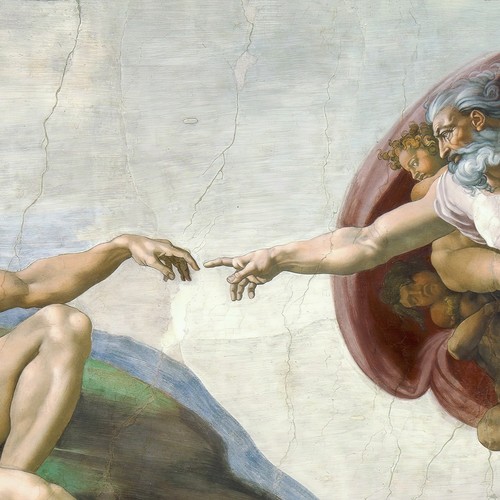 Michelangelo creation adam - of,