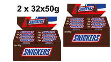 2 x Snickers Schokoriegel 32x