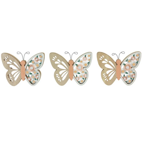 Deko schmetterling holz blumen - deko,