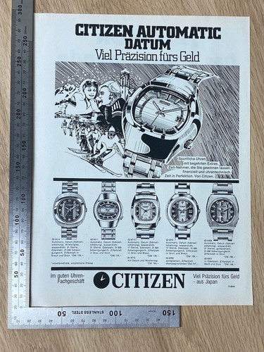 1974 citizen automatic - citizen, datum