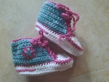 Gehäkelte Sneaker Converse Chucks Für Babys Babyschühchen Socken Neugeborene