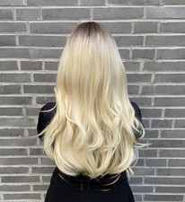 Perücke Blond weich Kunsthaar