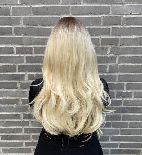 Perücke blond weich - blond, kunsthaar