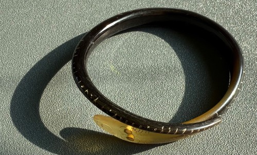 Antik horn armreif armband - antik,