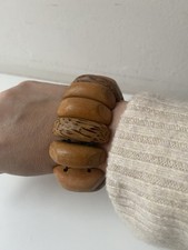 Holz Armband Armreif Ethno