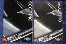 Ford Scorpio Prospekt, CL GL Ghia,  7.1985 dazu die Beilage m. technische Daten