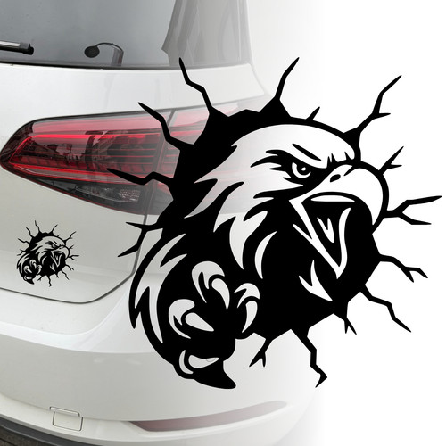 Auto aufkleber adler - aufkleber, aus