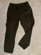 ONLY Stoffhose Cargohose grün Khaki, Größe M/32
