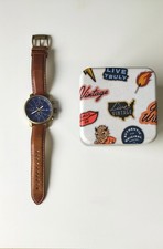 Fossil Herren-Armbanduhr, Edelstahlgehäuse, Quarzuhrwerk, Chronograph, Quarz