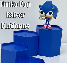 2x Funko Pop Hexagon Display