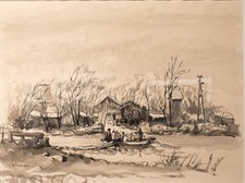 Fähre bei Wegscheid Lenggries