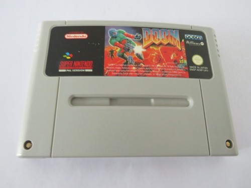 Doom snes super - snes, nintendo