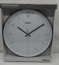 Wanduhr MEBUS Quarz Uhr analog