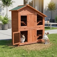 4 Boxen Hasenstall Aufzucht